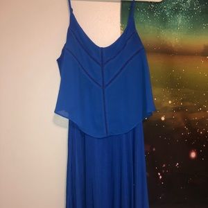 Ana royal blue tank top dress